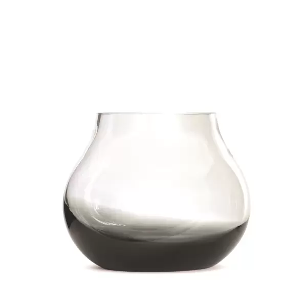 Ro Collection - Flower vase no.23, Smoked grey