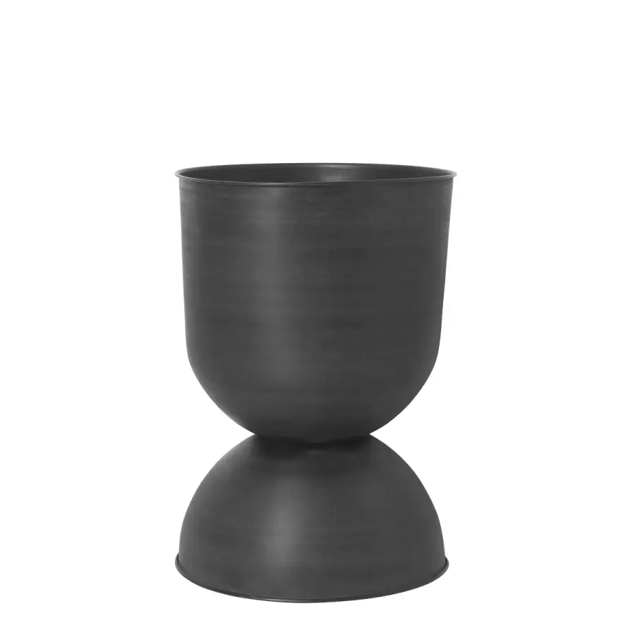 ferm LIVING - Hourglass Pot Sort, Large - Hent selv Mål: Ø: 50 x H: 73 cm.