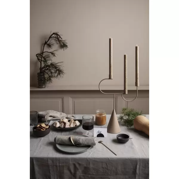 ferm LIVING - 4 stk messing servietringe -  Flow