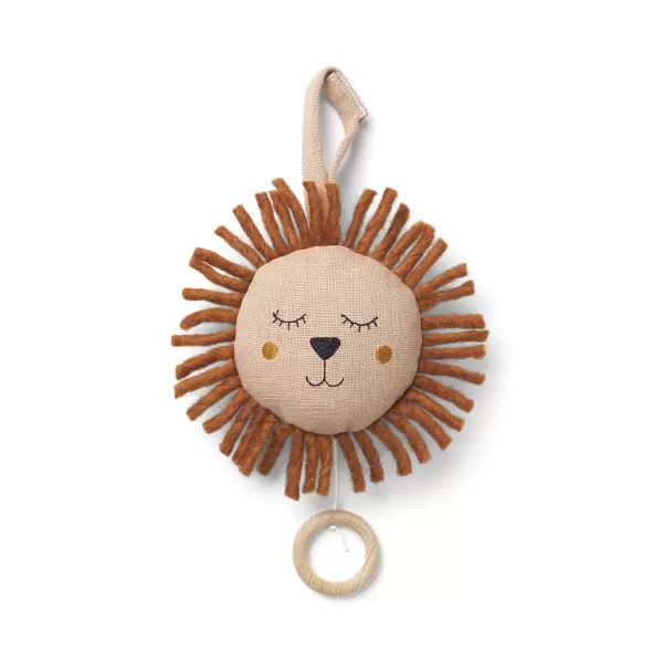 ferm LIVING - Lion musik mobile, dusty rose