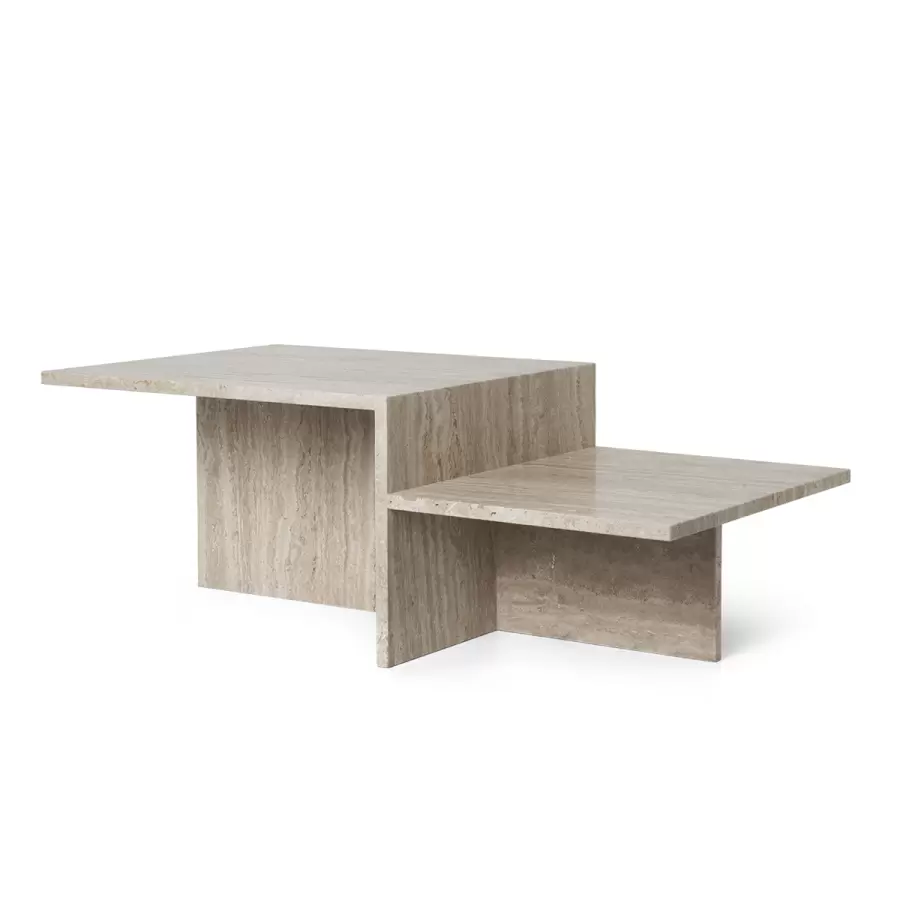 ferm LIVING - Bord Travertin Distinct - Nb UDST.MODEL 