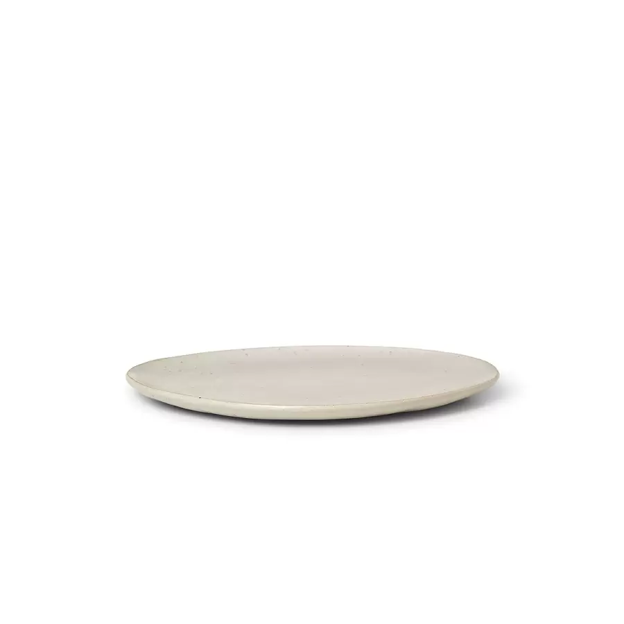 ferm LIVING - Flow frokosttallerken Offwhite Speckle, Ø:22