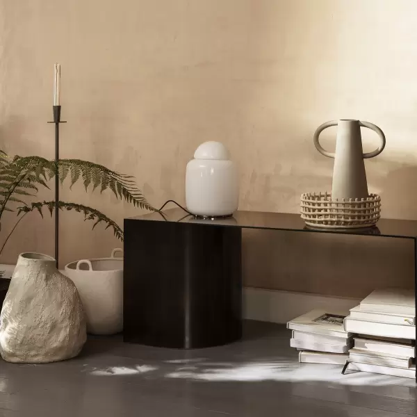 ferm LIVING - Vulca vase Offwhite Stone, Large - Hent selv