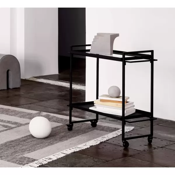 Kristina Dam - Trolley/barvogn Bauhaus, Sort