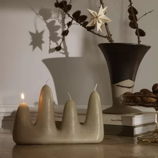 ferm LIVING - Adventslys Stala, Sand