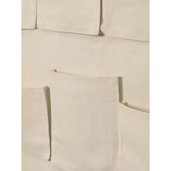 ferm LIVING - Canvas XL Wall Pockets, Offwhite