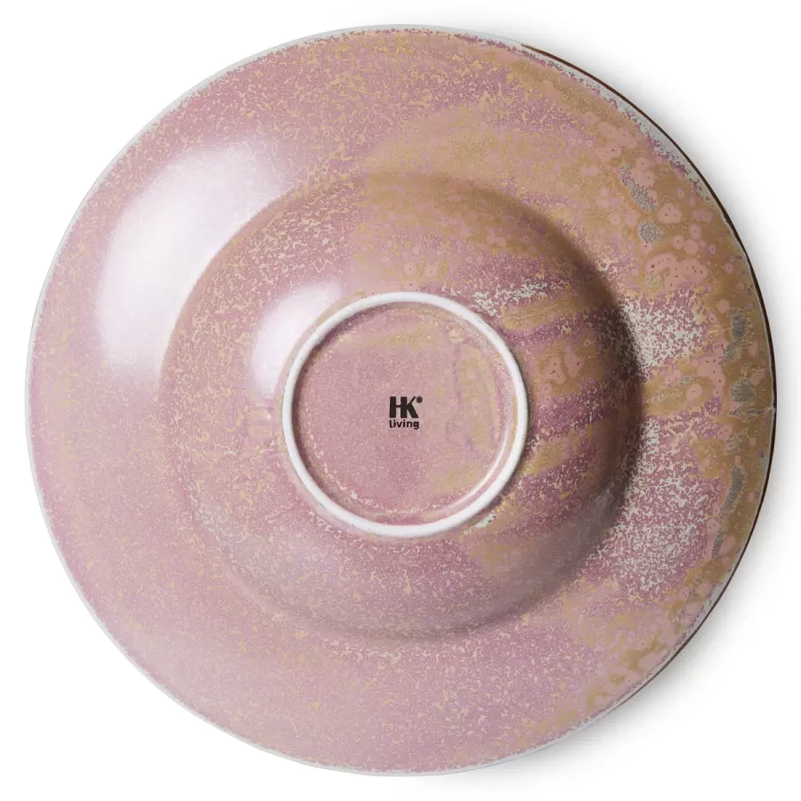 HK living - Chef Ceramics Pastatallerken, pink