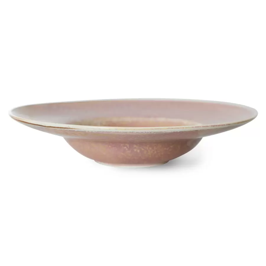 HK living - Chef Ceramics Pastatallerken, pink