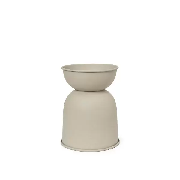 ferm LIVING - Hourglass Pot Cashmere, XS  Mål: Ø: 21 x H: 30 cm.