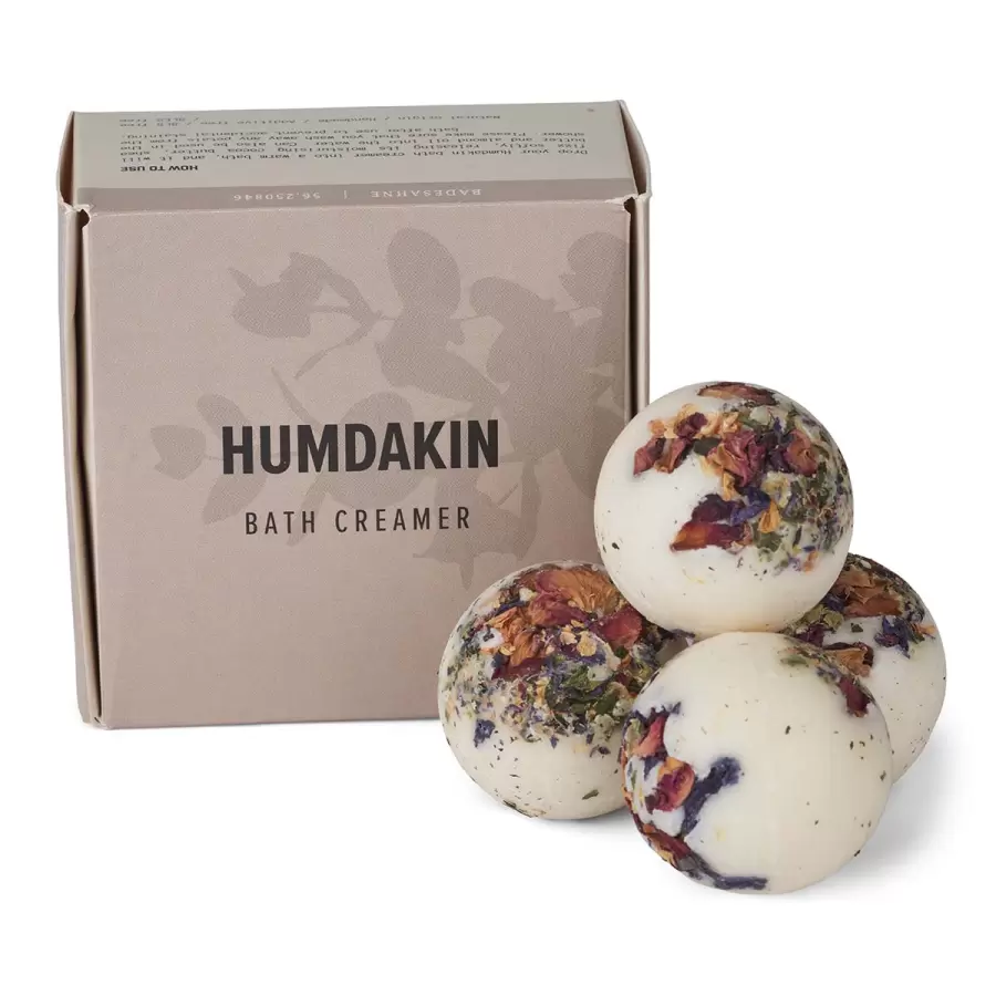 HUMDAKIN - Bath Creamer - 4 Badebomber, Solbær