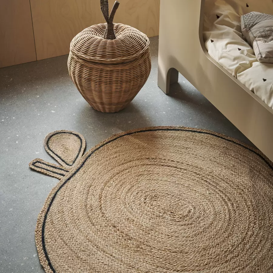 ferm LIVING - Gulvtæppe Apple, Jute