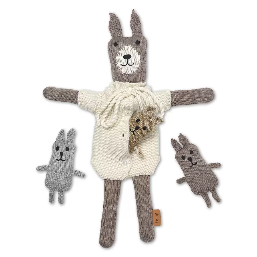 ferm LIVING - Lee Merino Rabbit Family