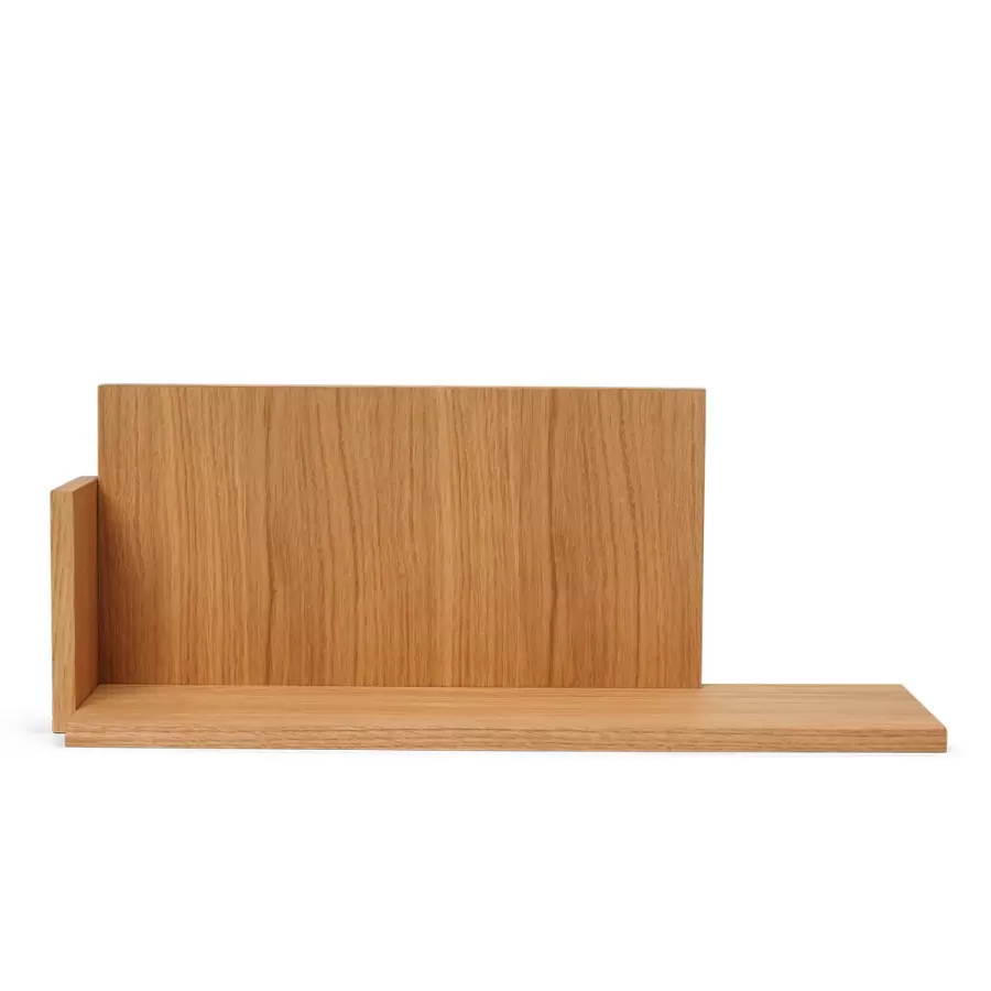 ferm LIVING - Stagger Shelf Low, Olieret Eg