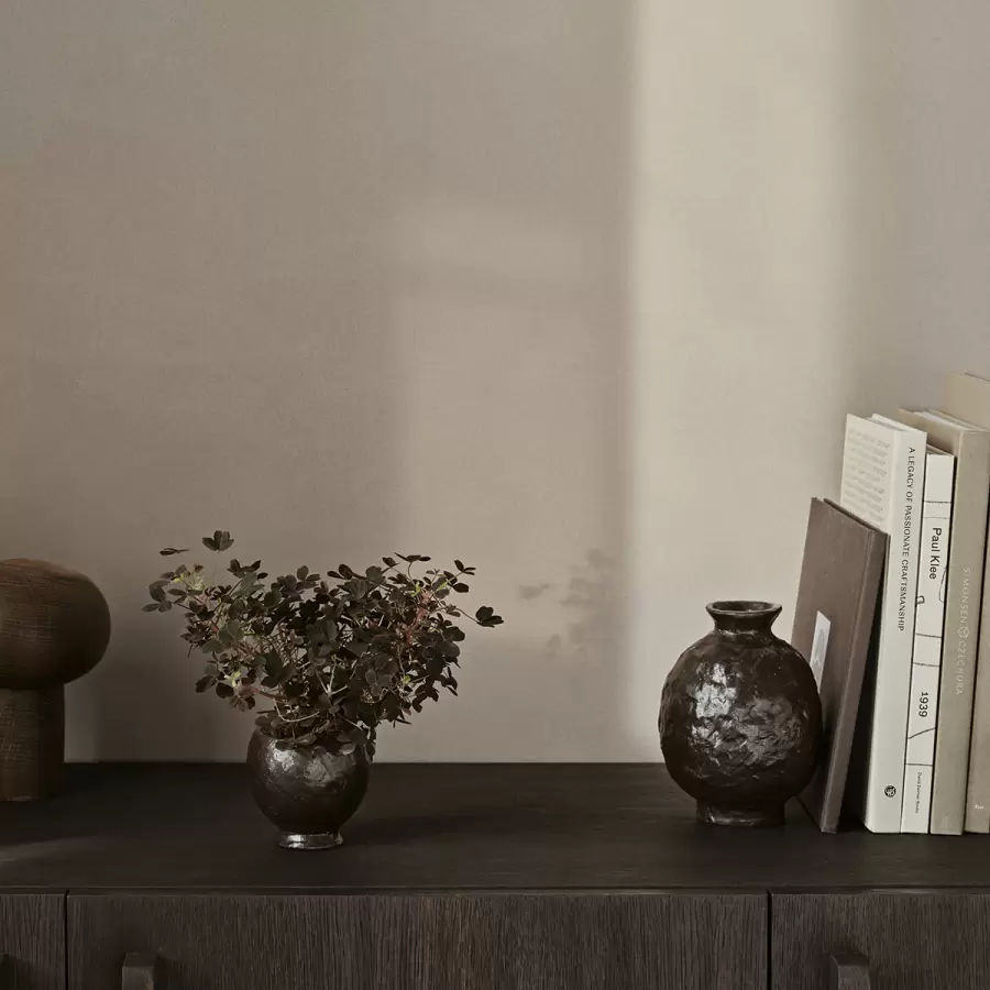 ferm LIVING - Vase Doro, Coffee Ø:12*16