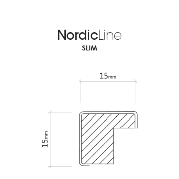 INCADO - Slim Oak A4 med Plexiglas