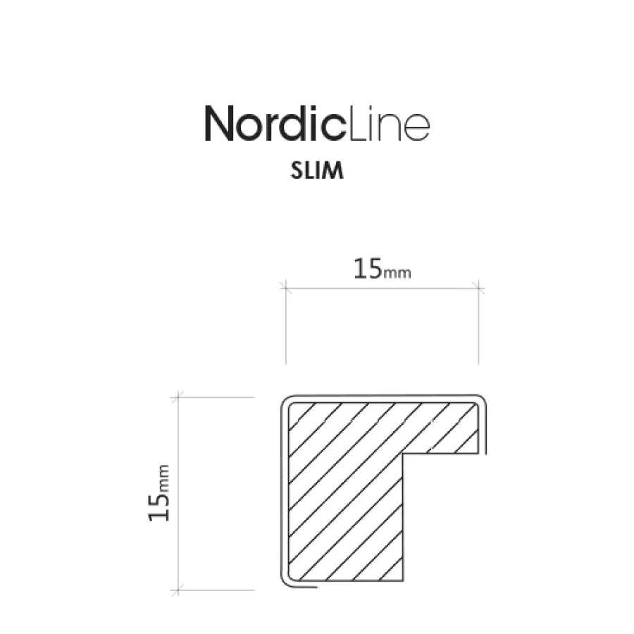 INCADO - Slim Oak A4 med Plexiglas