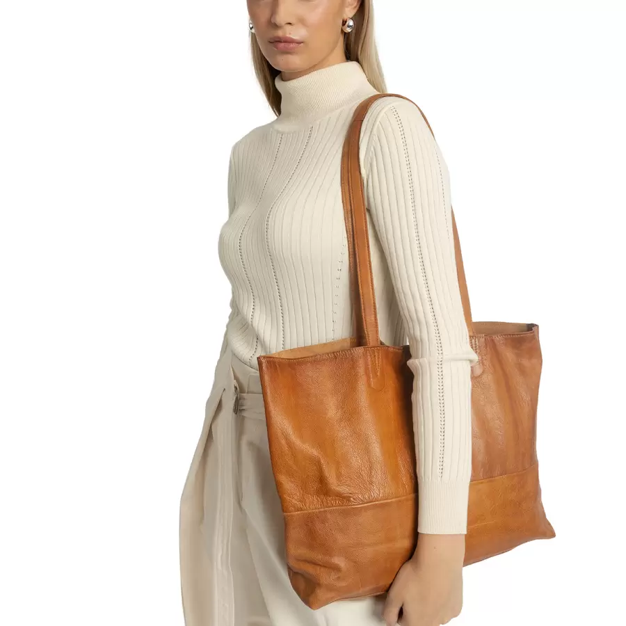 REDESIGNED - Shopper Marlo, Burned Tan