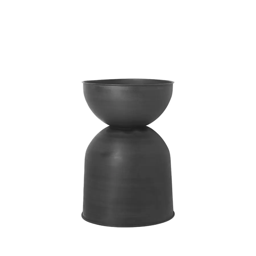 ferm LIVING - Hourglass Pot Sort, Large - Hent selv Mål: Ø: 50 x H: 73 cm.