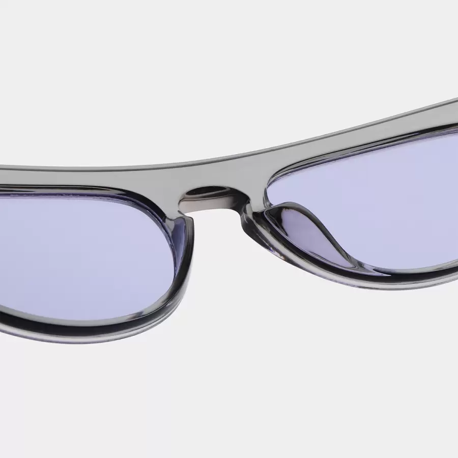 A.Kjærbede - Solbrille Jake, Grey Transparent