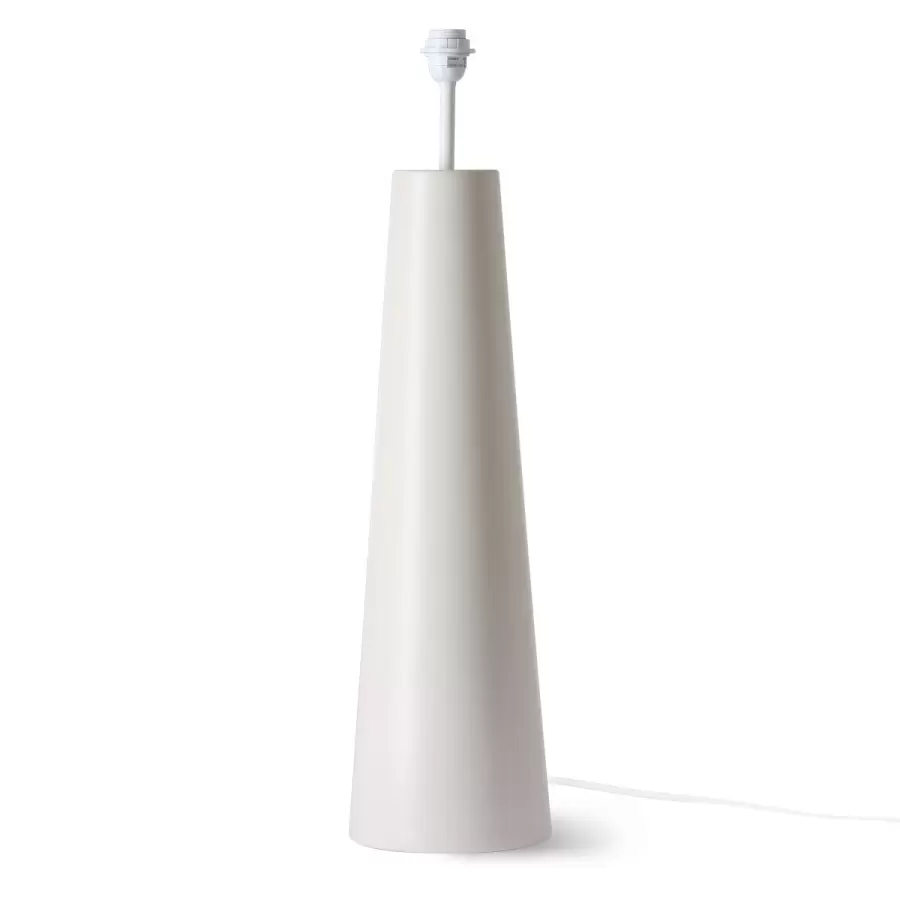 HK living - Gulvlampe Cone Base XL, Cream - uden skærm - Hent selv