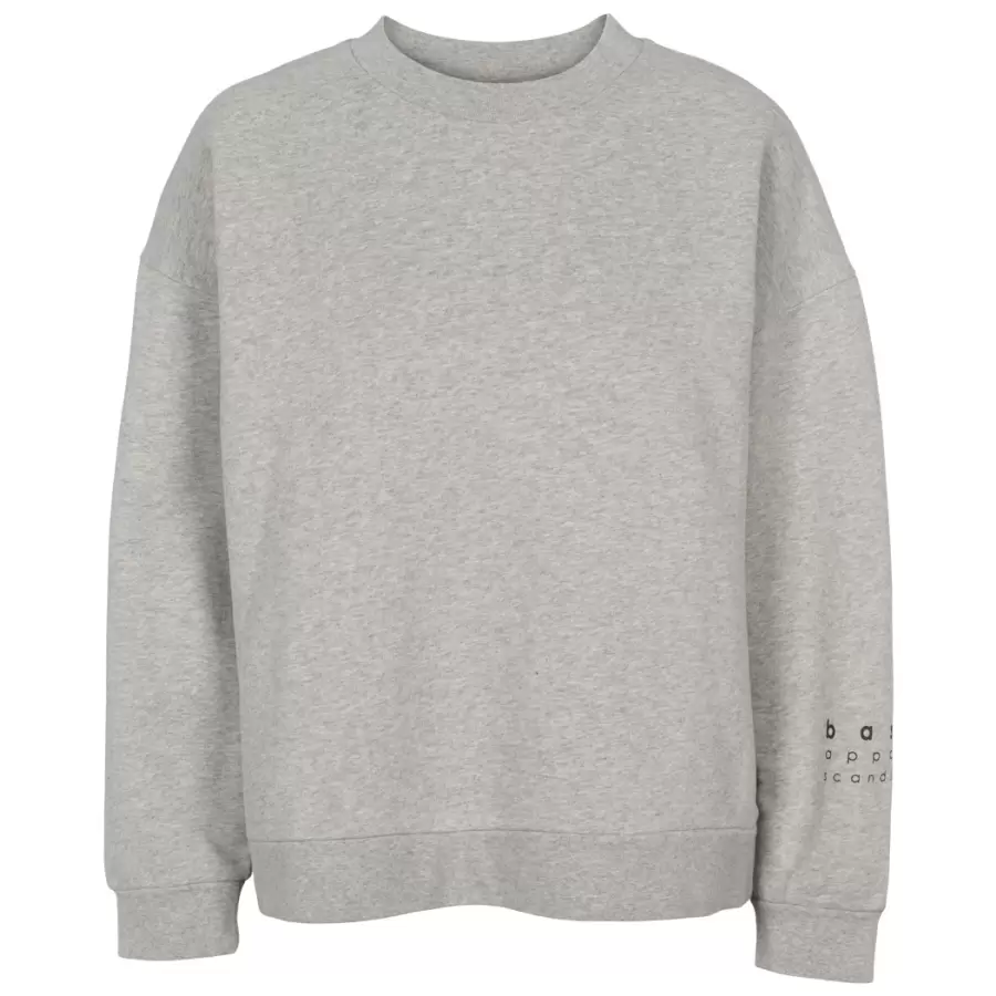 Basic Apparel - Cinna Oversized Sweat, Grey Melange