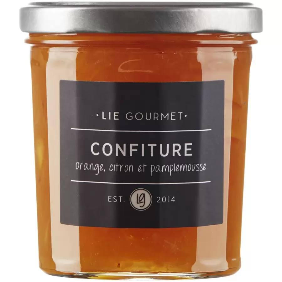 Lie Gourmet - Marmelade, Appelsin, Citron og Grape