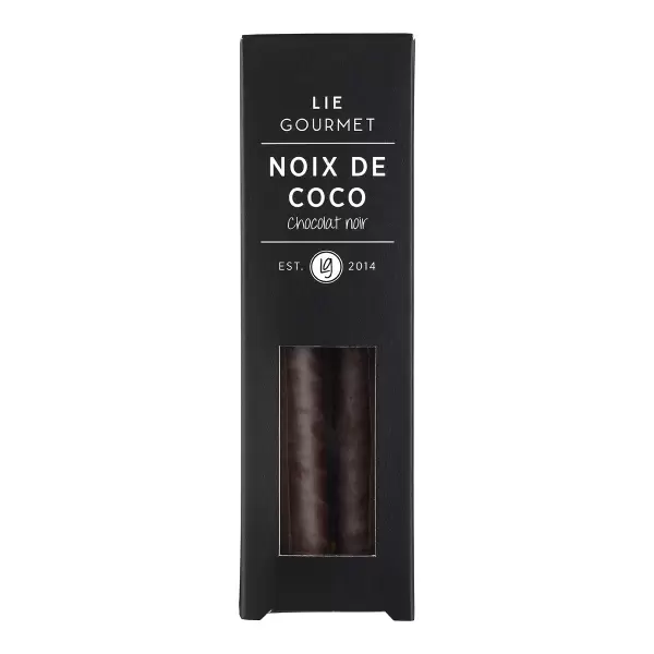 Lie Gourmet - Coconut Bars, Mørk chokolade 70 g.