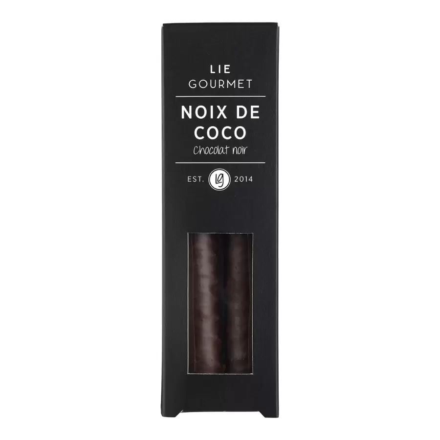 Lie Gourmet - Coconut Bars, Mørk chokolade 70 g.