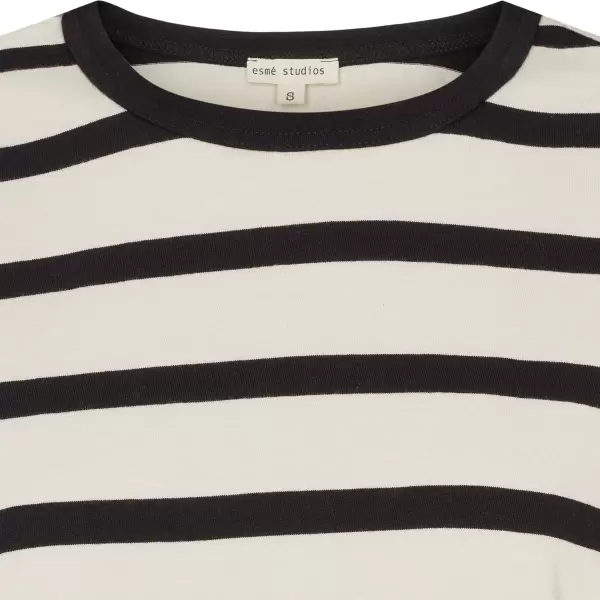 esmé studios - Signe LS Striped Top, Pristine