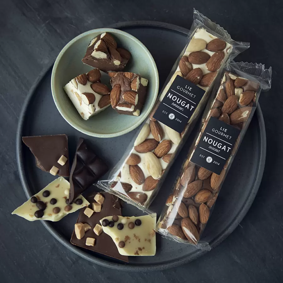 Lie Gourmet - Fransk Nougat med mandler