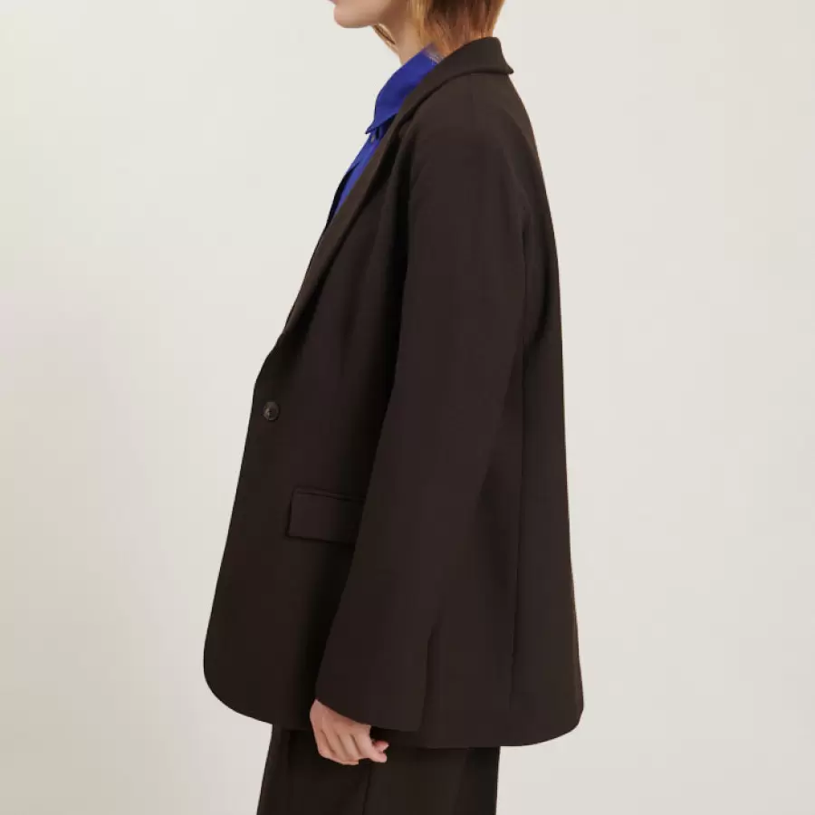 Basic Apparel - Marjorie Blazer, Chocolate Torte