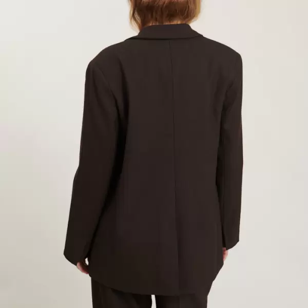 Basic Apparel - Marjorie Blazer, Chocolate Torte