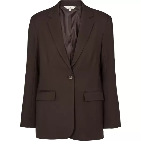 Basic Apparel - Marjorie Blazer, Chocolate Torte