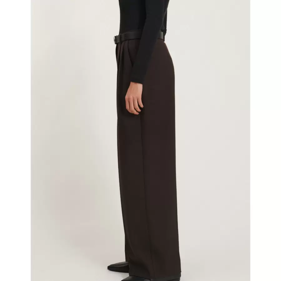 Basic Apparel - Marjorie Pants, Chokolate Torte