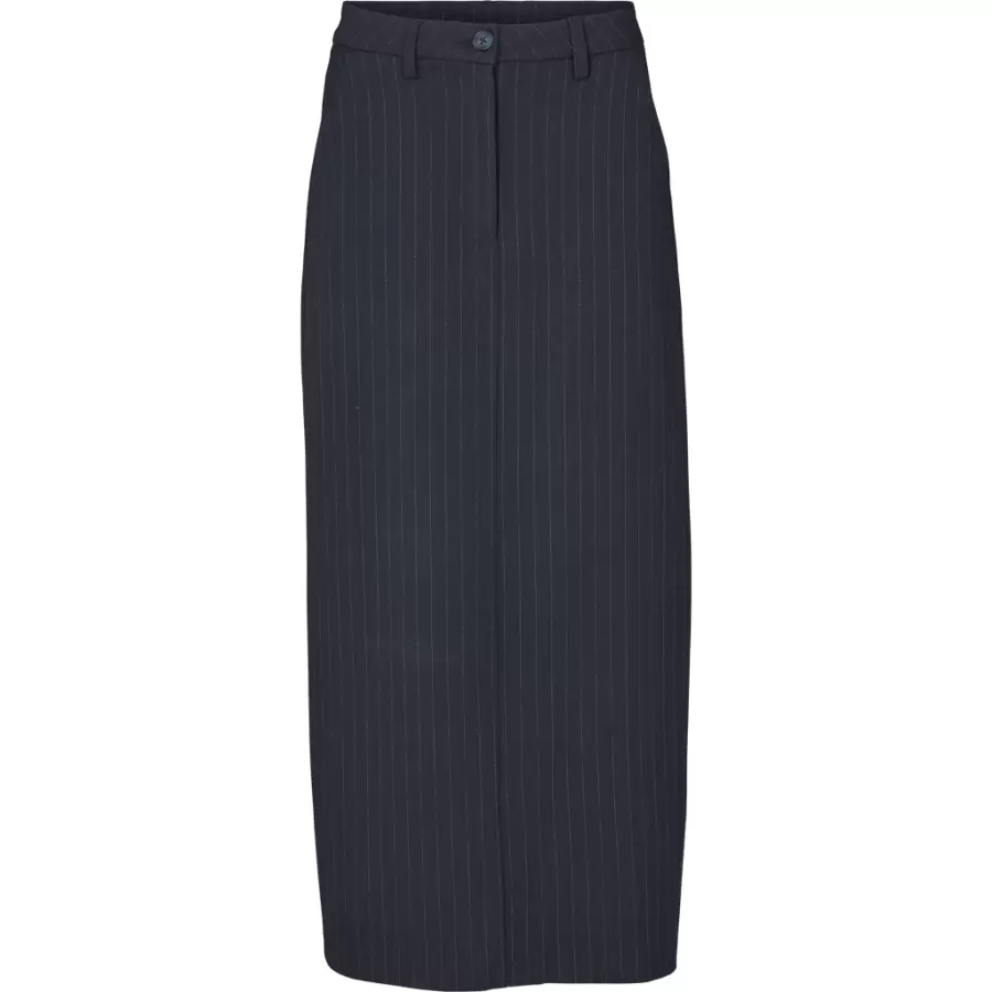 Basic Apparel - Marjorie Long Skirt, Sky Captain