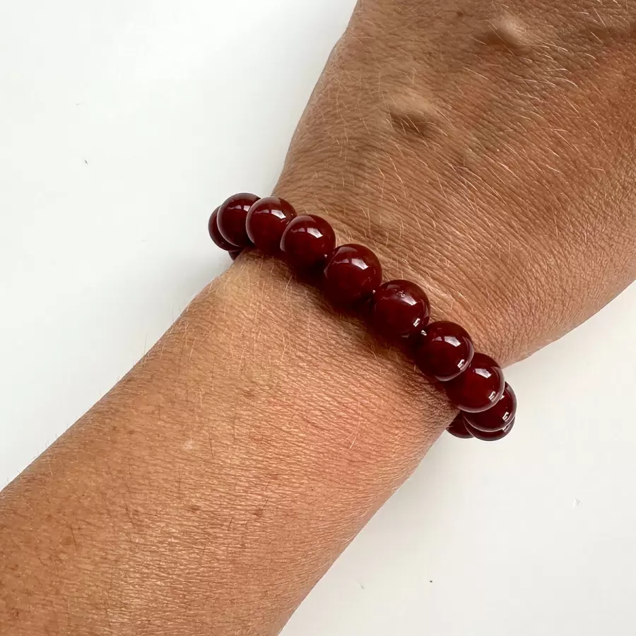 Sisse Dinesen - Armbånd Karna, Carnelian Forgyldt