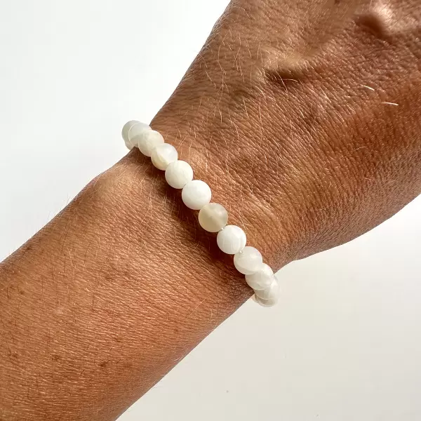 Sisse Dinesen - Armbånd Monica Petite, Moonstone Forgyldt