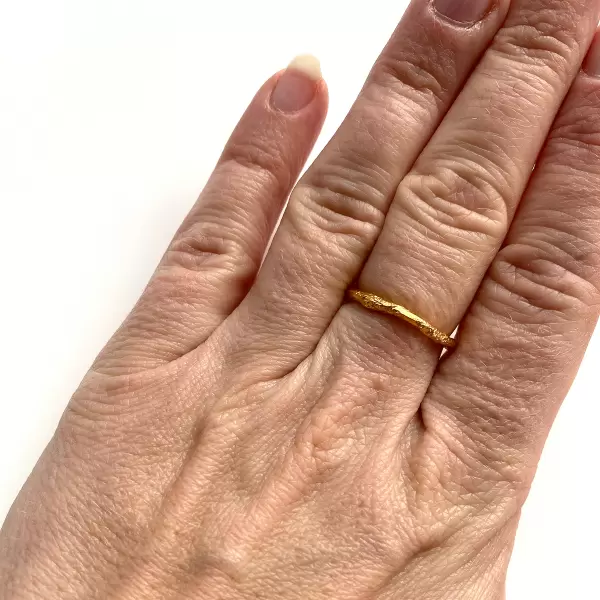 Sisse Dinesen - Ring Grace, Forgyldt SS