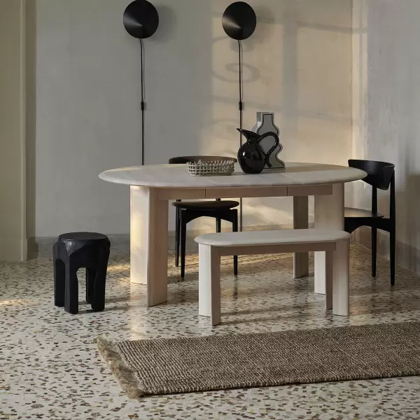 ferm LIVING - Løber Athens, Natur 80*250 - Hent selv