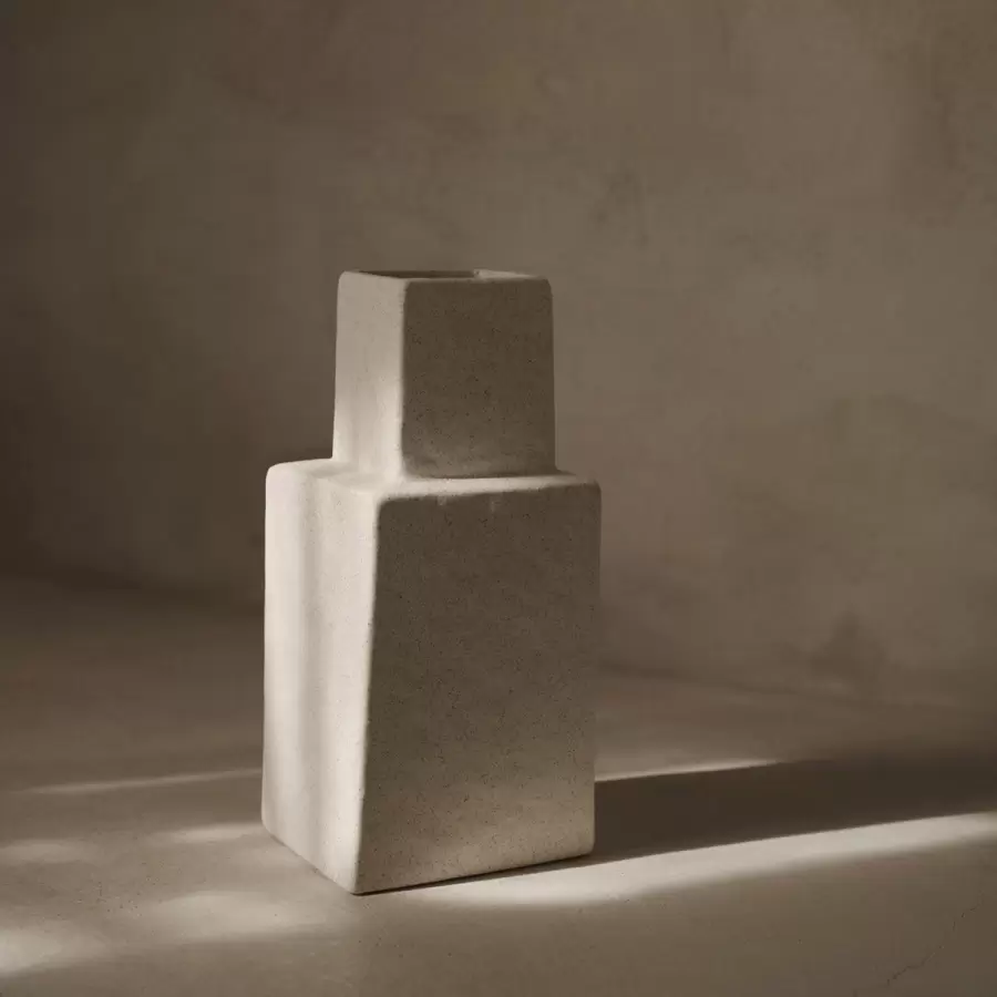 ferm LIVING - Vase Koa, Off white H:29