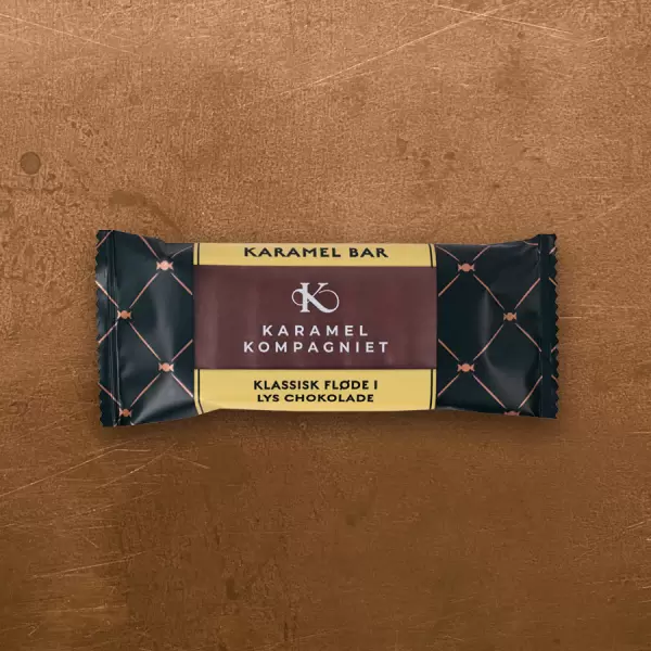 Karamel Kompagniet - Karamel Bar, Klassisk fløde i lys chokolade