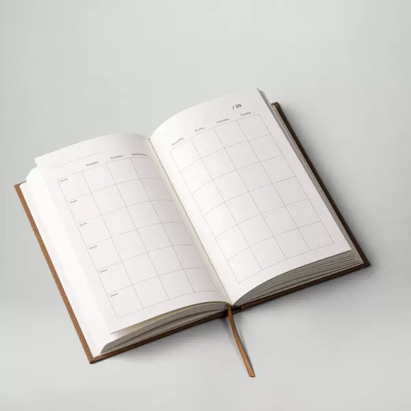 New Mags - Yearly Planner, Brun