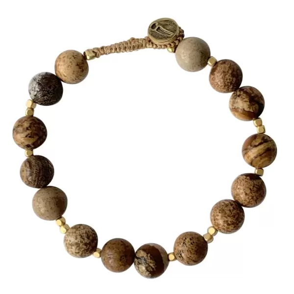 IBU Jewels - Armbånd Big Bo, Desert Jasper