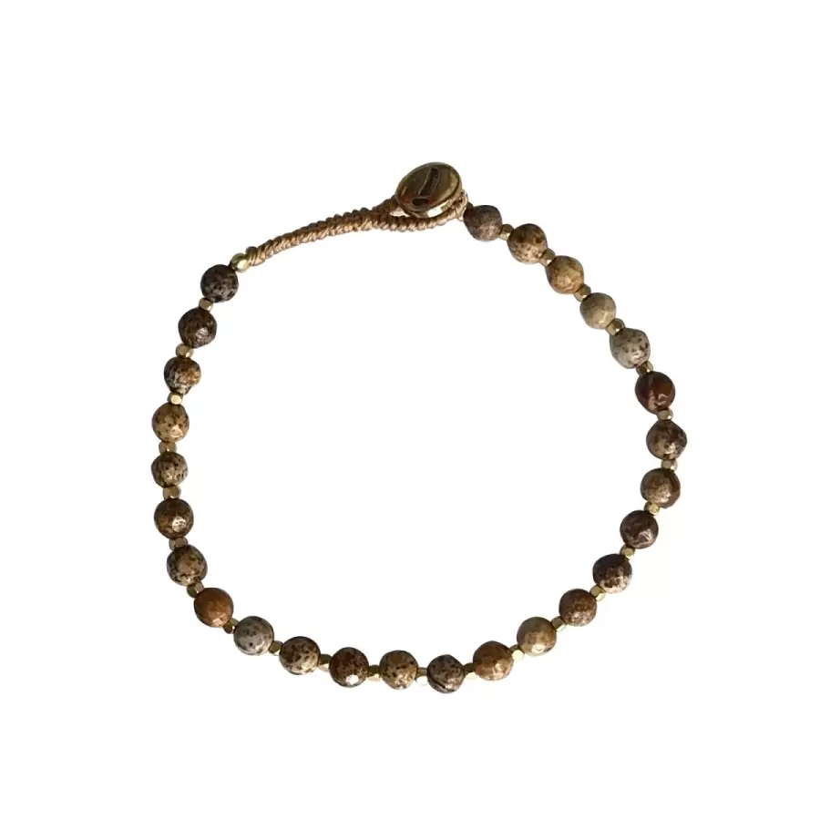 IBU Jewels - Armbånd Big Bo, Desert Jasper