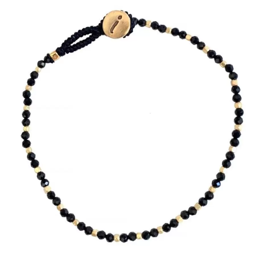 IBU Jewels - Armbånd Lulu Stone Dot, Onyx