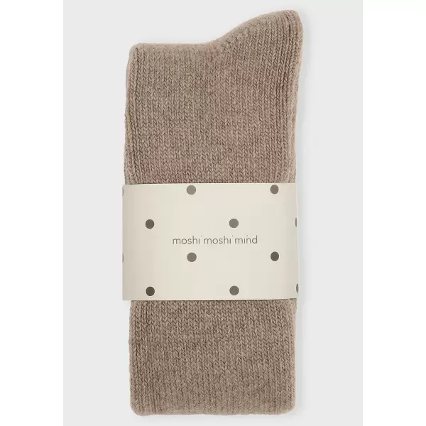 moshi moshi mind - Polar Socks, Taupe