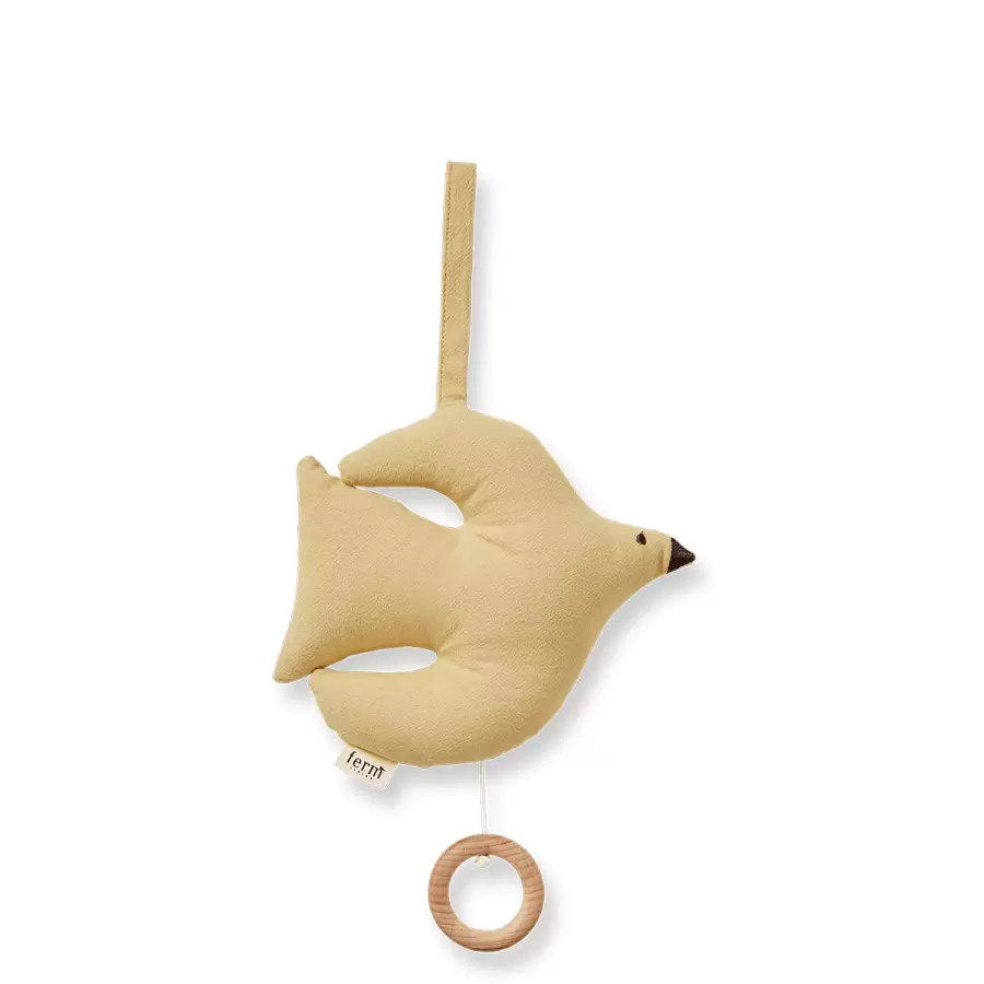 ferm LIVING Kids - Musikmobile Swif Bird, Silver Fern