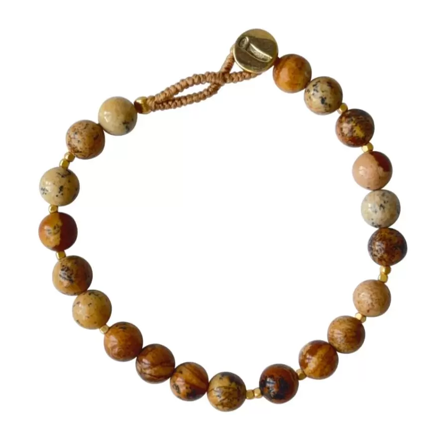 IBU Jewels - Armbånd Bo, Desert Jasper