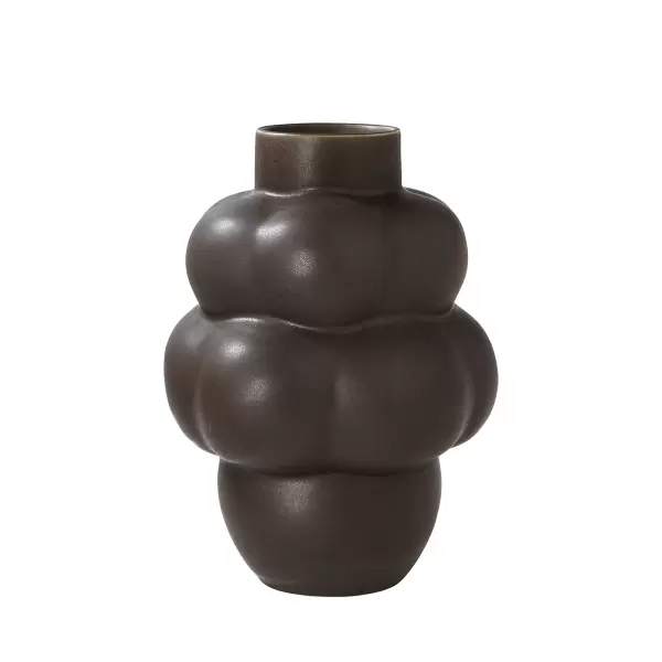 Louise Roe - Ceramic Balloon Vase #04 Petit, Mud Brown