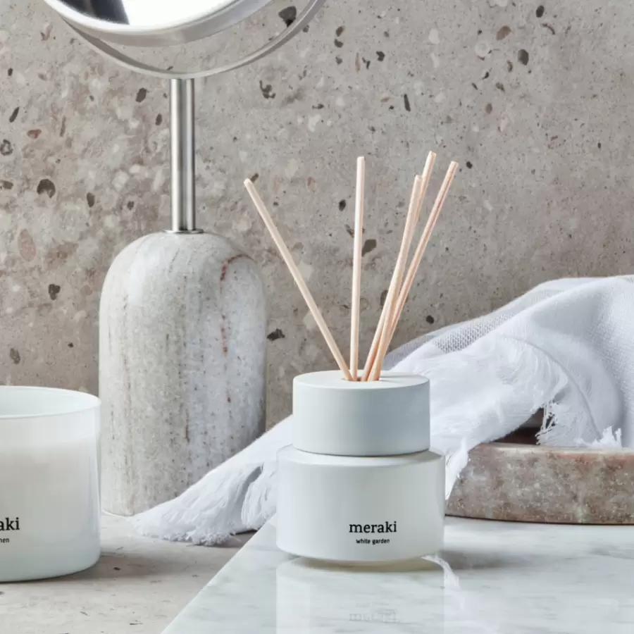 meraki - Diffuser, White Garden